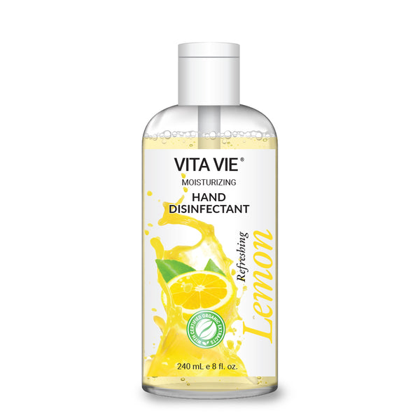 Vita Vie Hand Disinfectant, Lemon, 8 oz (35/case)