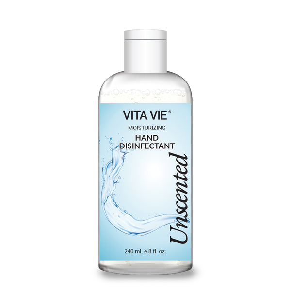 Vita Vie Hand Disinfectant, Unscented, 8 oz