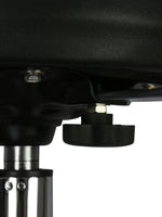 Round Hydraulic Rolling Stool w/ Back Support